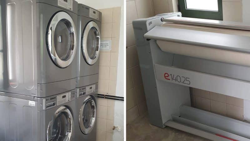 LG professional washers and dryers in boutique resort Zarka villas