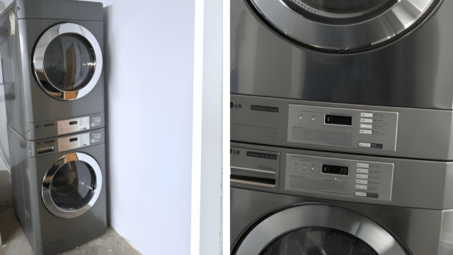 N’Sokak Boutique Hotel professional LG Titan washer and dryer